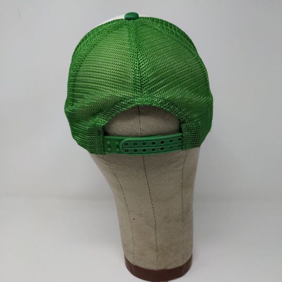 CountryMark Co-Alliance Mesh Snap Back Hat Baseball Cap Green White - Picture 7 of 11